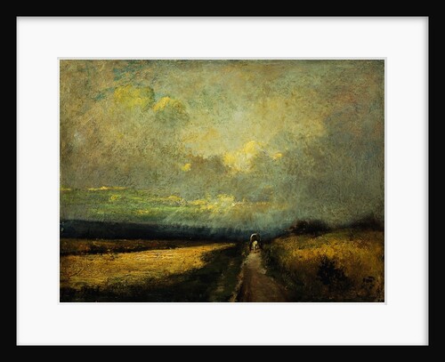 A Wagon on a Path by Jules Dupre