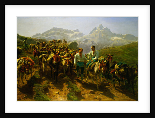 Spanish Muleteers Crossing the Pyrenees by Rosa Bonheur