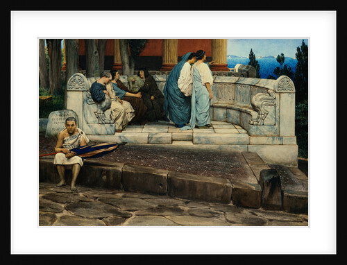 An Exedra by Lawrence Alma-Tadema