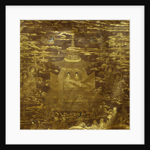 Detail of a Heian Period Painting Depicting the Lotus Sutra by Anonymous