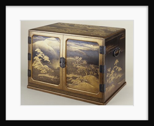 Iroironuri and Inashiji-Ground Cabinet by Anonymous