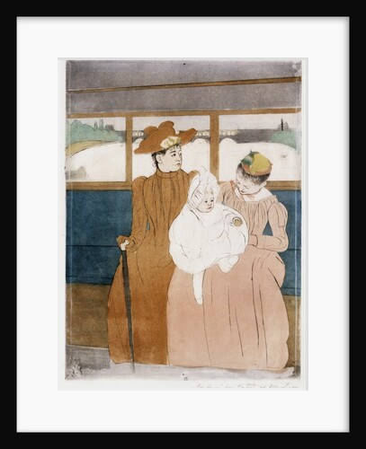 In the Omnibus by Mary Cassatt