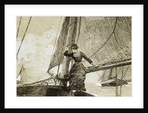 Yachting Girl by Winslow Homer