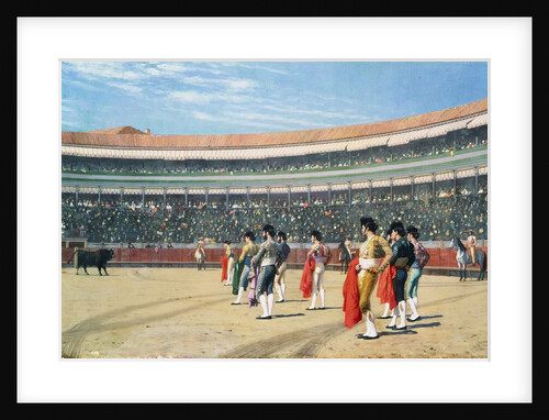 The Entry of the Bull by Jean Leon Gerome