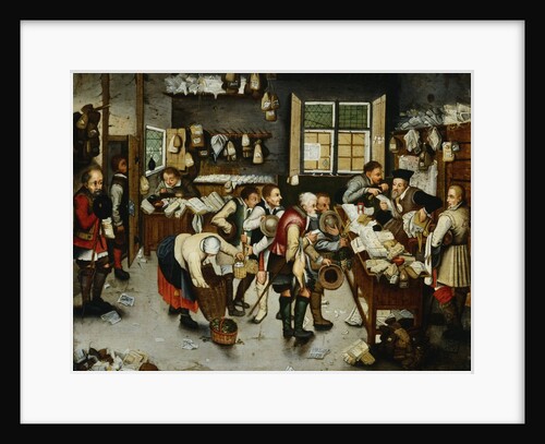 Peasants Paying Tithes by School of Pieter Brueghel the Younger