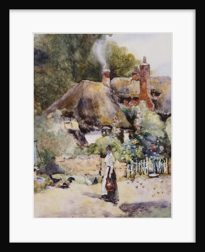 Old Cottage at Sutton Courtney, Berkshire by David Woodlock