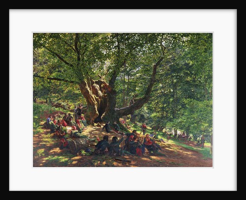 Robin Hood and His Merry Men in Sherwood Forest by Edmund George Warren