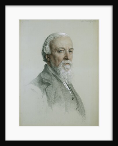 Portrait of Robert Browning by Frederick Sandys