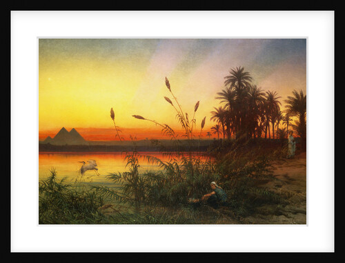 The Pyramids from the Island of Roda by Frank Dillon