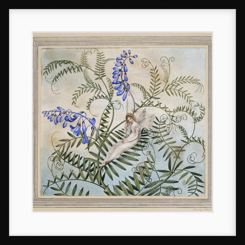 A Fairy Resting Among Flowers by Amelia Jane Murray