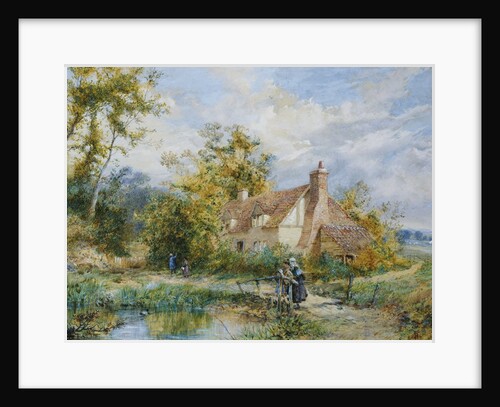 Witley Common, Surrey (Artist's House) by Myles Birket Foster