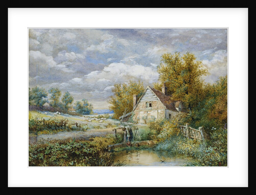 Cottage Hambledon, Surrey by Myles Birket Foster