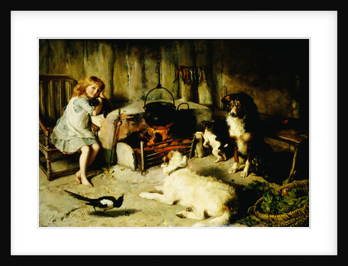 A Watched Pot Never Boils by Alfred William Strutt