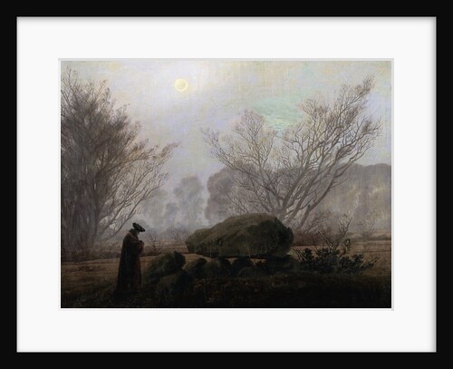 Walk at Dusk by Caspar David Friedrich