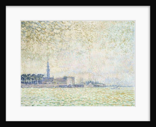 View of Vere Morning Fog by Theo van Rysselberghe