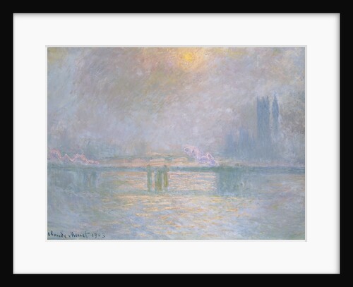 Charing Cross Bridge, La Tamis by Claude Monet
