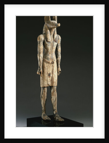 Egyptian New Kingdom Statue of Anubis by Anonymous