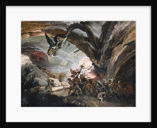 Pluto and Harlequin in Hell by Giuseppe Bernardino Bison