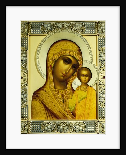 Russian Icon of The Virgin Kazanskaya by Dmitrii Smirnov