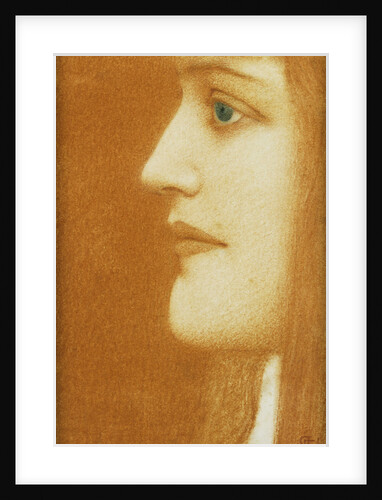 Woman in Profile by Fernand Khnopff