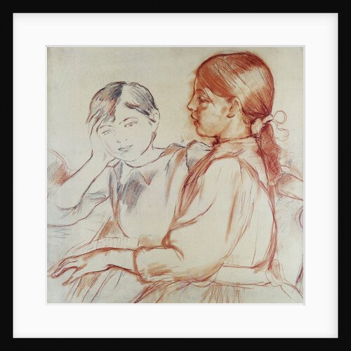 Julie Manet and Jeannie Gobillard at the Piano by Berthe Morisot
