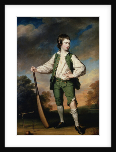 The Young Cricketer: Portrait of Lewis Cage by Francis Cotes