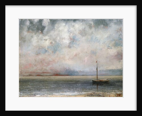 Clouds on Lake Leman by Gustave Courbet
