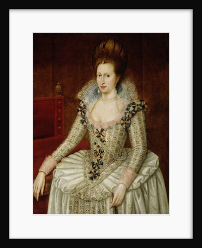 Portrait of Queen Anne of Denmark by John de Critz