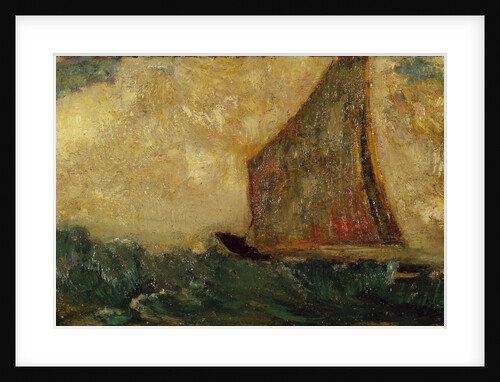 The Mystical Boat by Odilon Redon