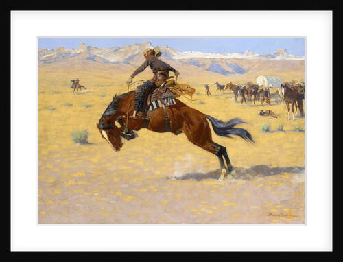 A Cold Morning on the Range by Frederic Remington