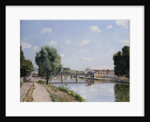 The Railroad Bridge, Pontoise by Camille Pissarro