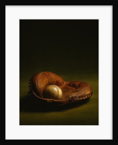 Glove and Baseball by Anonymous