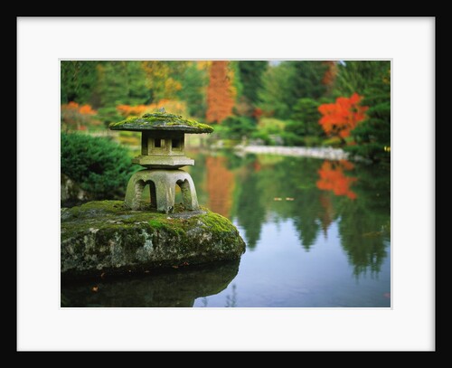 Stone Lantern in the Japanese Tea Garden at the University of Washington Arboretum by Anonymous