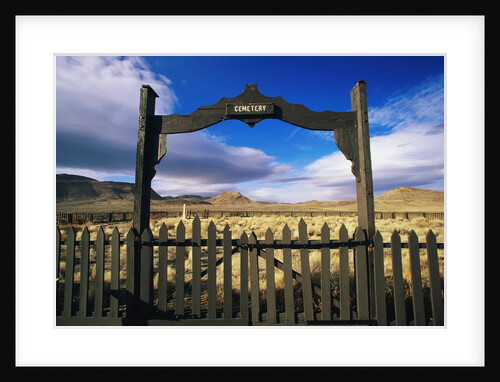 Gate To Historical Pioneer Cemetery by Anonymous