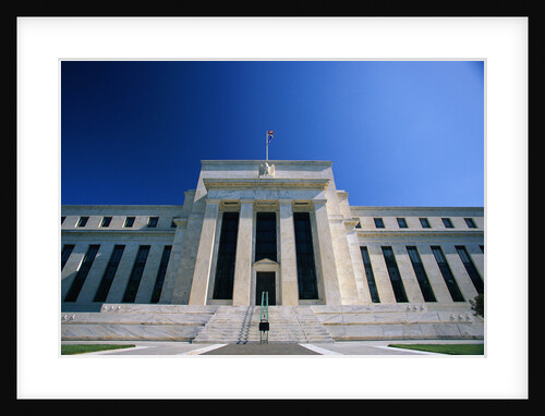 Federal Reserve Bank Entrance by Anonymous