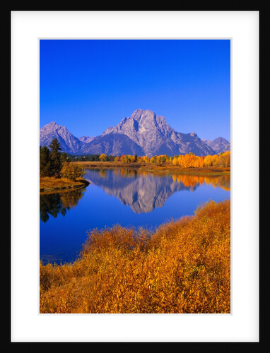 Oxbow Bend Reflecting Mount Moran by Anonymous