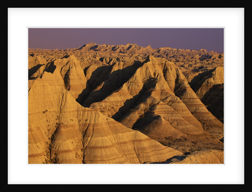 Badlands at Sunset by Anonymous