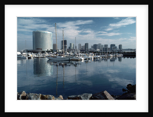 Sailboats Harbor at San Diego Embarcadero by Anonymous