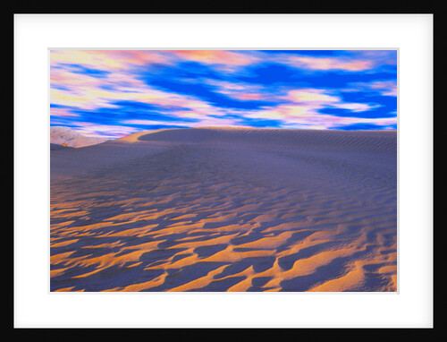 Multicolored Sky over Sand Dunes by Anonymous