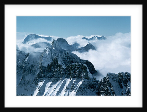 Clouds Among Peaks in a Vast Mountain Range by Anonymous