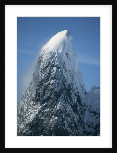 Snowy Peak on Antarctic Coast by Anonymous