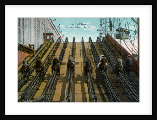 Postcard of Steeplechase Ride at Coney Island by Anonymous