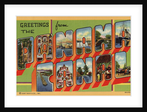 Greeting Card from the Panama Canal by Anonymous