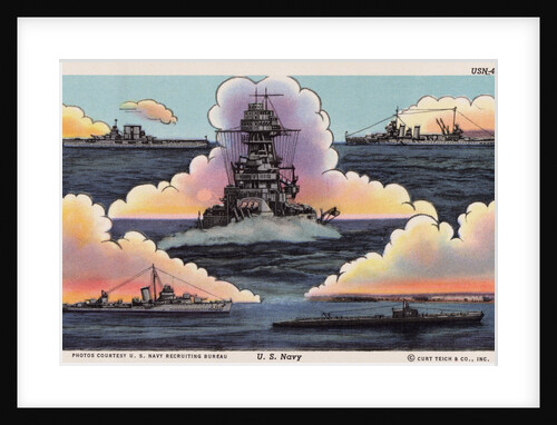US Navy Ships by Anonymous