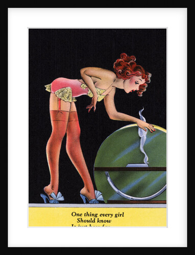 Woman Wearing Risque Clothing by Anonymous