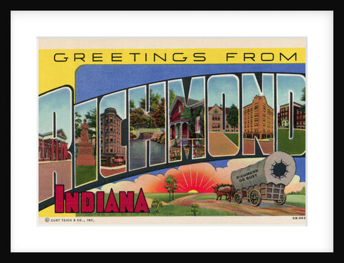Greeting Card from Richmond, Indiana by Anonymous