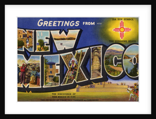 Greeting Card from New Mexico by Anonymous