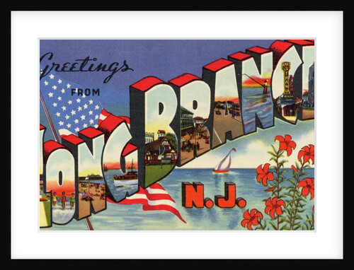 Greeting Card from Long Branch, New Jersey by Anonymous