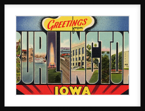 Greeting Card from Burlington, Iowa by Anonymous