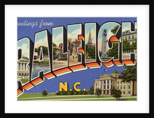Greeting Card from Raleigh, North Carolina by Anonymous